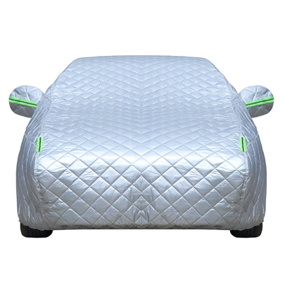 Thickened Car Clothes Car Cover Rain-proof Snow-proof Hail-proof Frost-proof Northeast Cotton Quilt Winter Warm-keeping Smash-proof Jacket (Car clothing) - customized-message-model-thickened-quilt-bright-silver-anti-hail-car-jacket