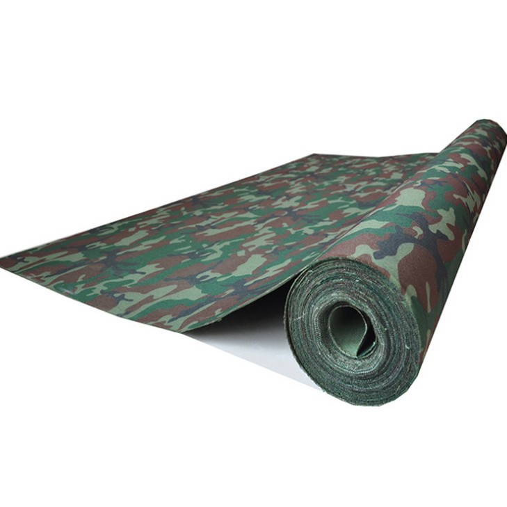 Lona de silicona de camuflaje personalizada al por mayor, resistente al desgaste, impermeable, tienda de camping, cubierta de asiento de coche, accesorios de camuflaje, tela de poliéster