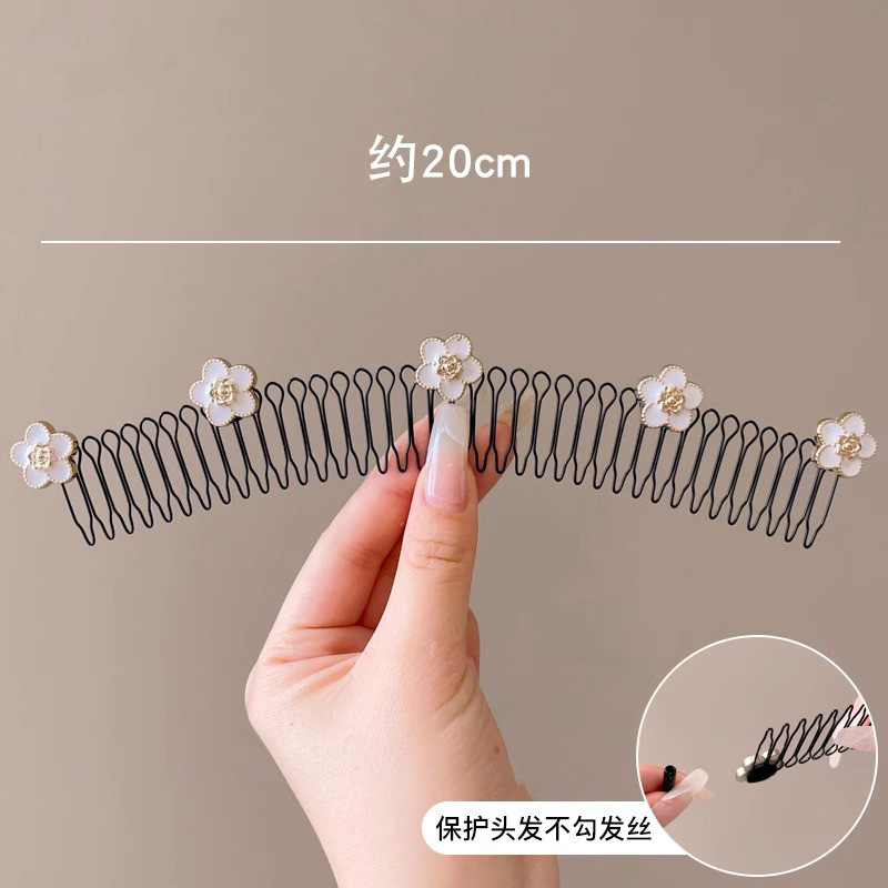 Arteto de cabello roto para niños, niña, peine para el cabello, horquilla en la frente, princesa, peine en la parte posterior de la cabeza del bebé, horquilla, tocado