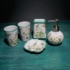 Fruit white five -piece circle round