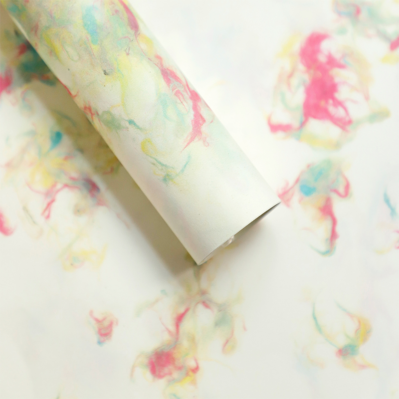 Papel de pétalos desgarrado a mano, papel de flores, papel de embalaje de flores de alta calidad, papel floral Dongba, papel floral al por mayor image 31