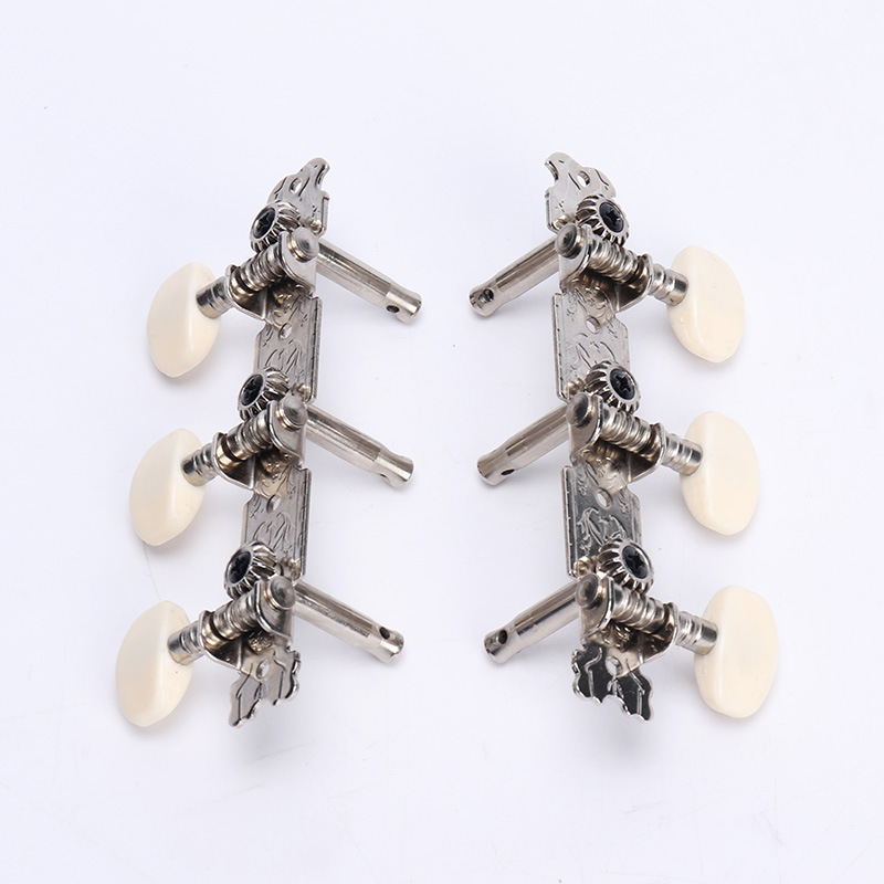 Botón de cuerda de guitarra al por mayor cadena cuasi folk cabeza de plástico perilla de metal Botón de piano universal Botón de cadena abierta suministro directo de fábrica