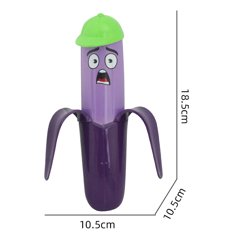 Pistola de agua infantil transfronteriza dibujos animados graciosos modelado de frutas manuales de gran capacidad pistola de agua juguetes de agua