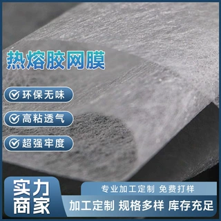 定制热熔胶网膜 嵌条23gPA面料复合粘胶服装家纺无溶剂薄膜环保粘