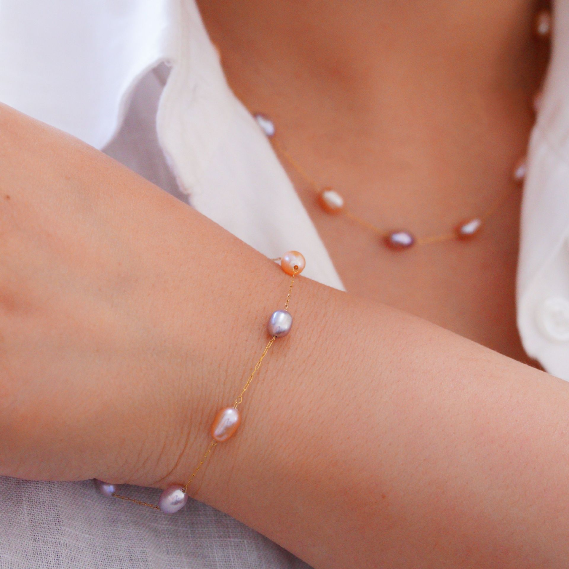 Luxury Pearl Necklace With Magnetic Clasp For Women Choker_voghion.com