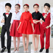 六一儿童节幼儿园小学中学生大合唱演出服男女童主持人节目表演服