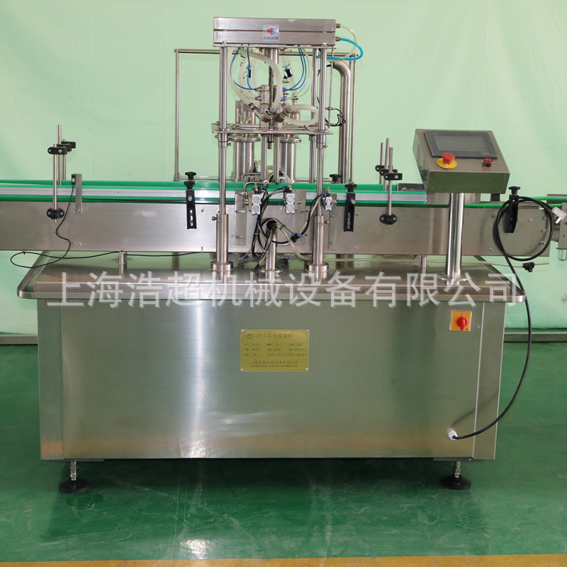 厂家直供全自动喷雾剂塑料瓶灌装机灌装旋盖机贴标机灌装全线