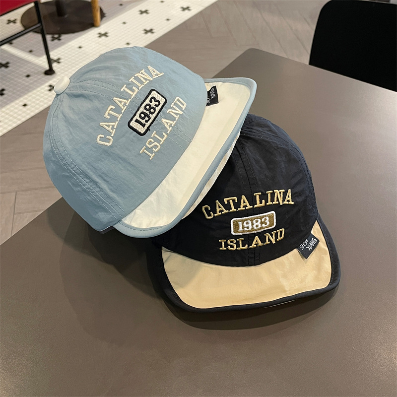 Sombreros de secado rápido para bebés sombreros de verano delgados sombreros de boca de pato sombreros de bebés pequeños sombreros de béisbol para niños y niñas sombreros de sol