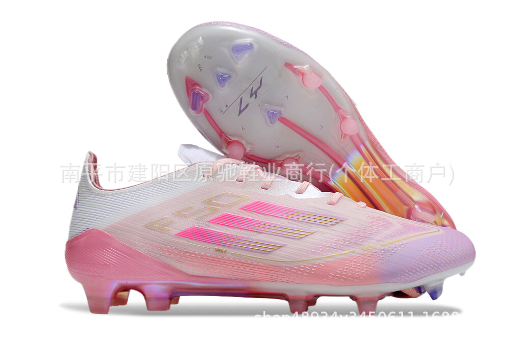 Fábrica de Putian al por mayor F50 zapatos de fútbol FG zapatos con lengua baja zapatos de fútbol hombres