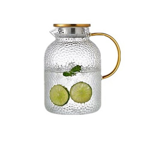 Cold kettle household summer water cold kettle set glass kettle high temperature resistant cold water cup teapot ice water large capacity