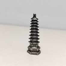 金属锻铜宝塔文昌塔假山奇石园艺微景观盆栽盆景鱼缸造景摆件装饰