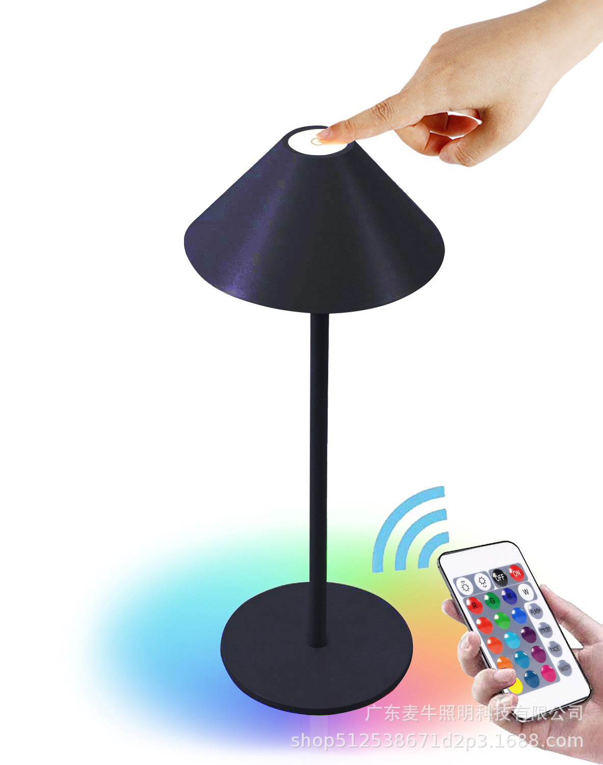 Lámpara de mesa LED transfronteriza atmósfera bar carga oscurecimiento al aire libre boda Navidad acampar al por mayor ahorro de energía Día de Año Nuevo festivo