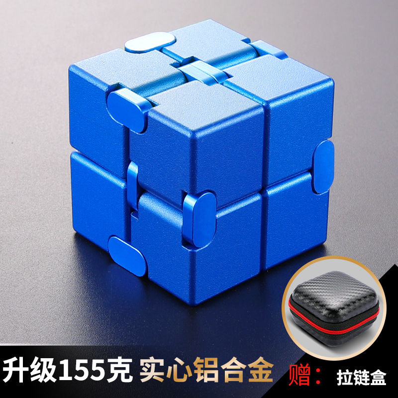 Diversión Rubik 's curious gadget negro tecnología creativa avanzada aburrido juguete descompressivo llavero descompressivo