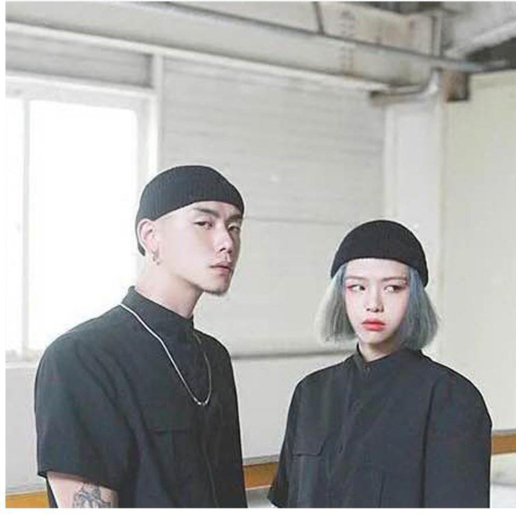 Guapi Short Cold Dome Street Knitted Hat High Elasticity_voghion.com