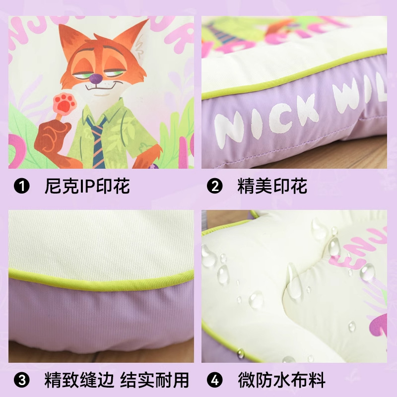 Disney Crazy Animal City Nick Four Seasons Cama universal para perros pequeños y medianos Perros de verano Cojín fresco para perros
