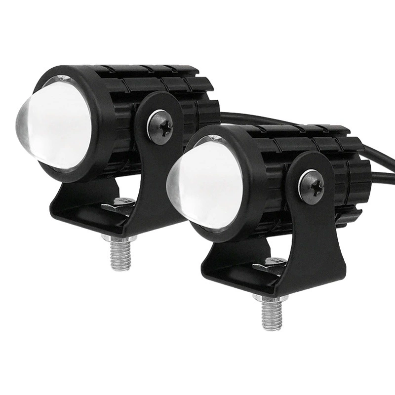 Мотоциклетный светодиодный прожектор для трансграничной торговли, модифицированный стробоскоп, интегрированный дальний и ближний свет, малый прожектор «стальная пушка», дополнительный прожектор для мотоцикла