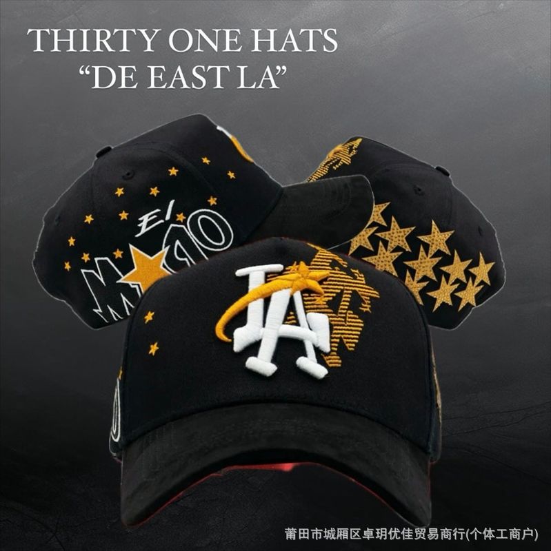 新款DANDY Hats棒球帽字母刺绣嘻哈帽调节帽时尚帽子 D-1|undefined