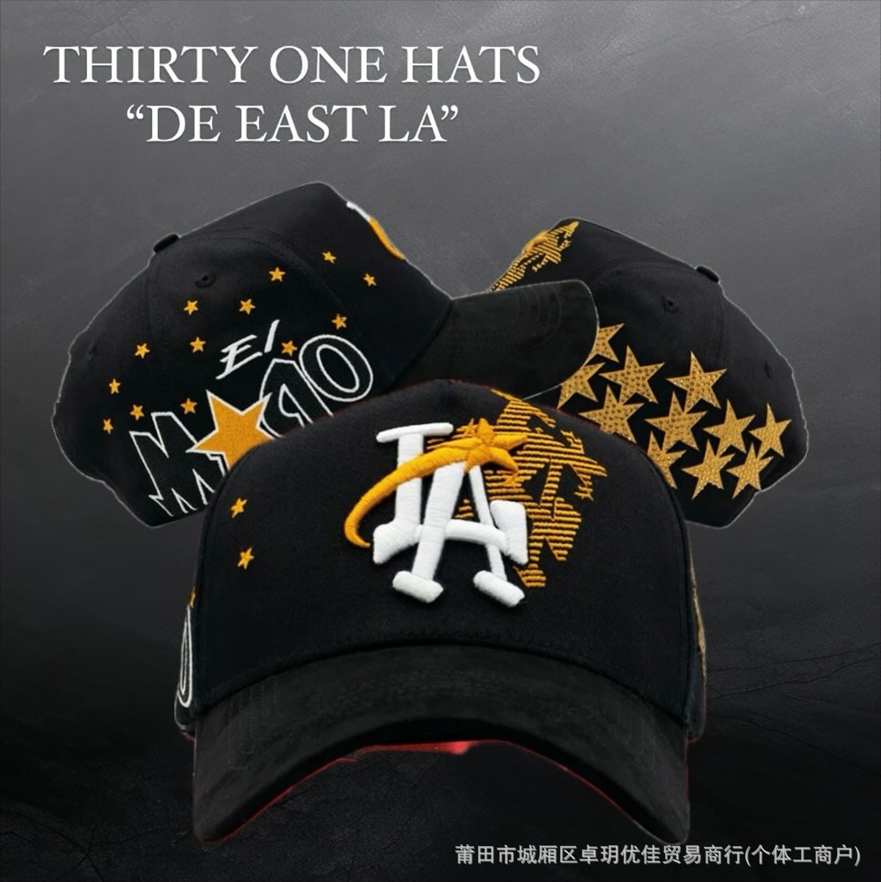 Nuevo sombrero de béisbol DANDY sombrero de letras punzadas sombrero de ajuste sombrero de moda sombrero D - 9