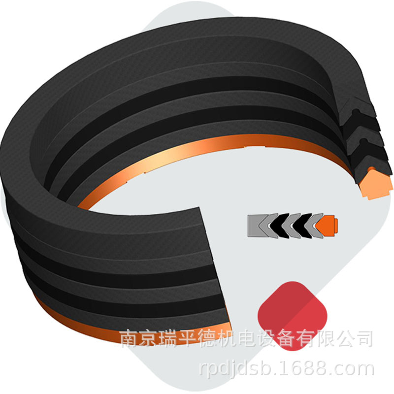 【英国制造】Hallite 11 用于中等负载应用的 V 型组件杆密封