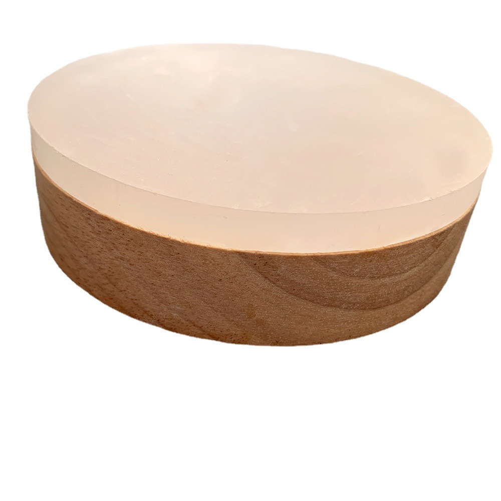 Yonii plus placa gruesa luz nocturna de arte de madera redonda luz ambiental esmerilada base luminosa de madera maciza base de aromaterapia conexión USB