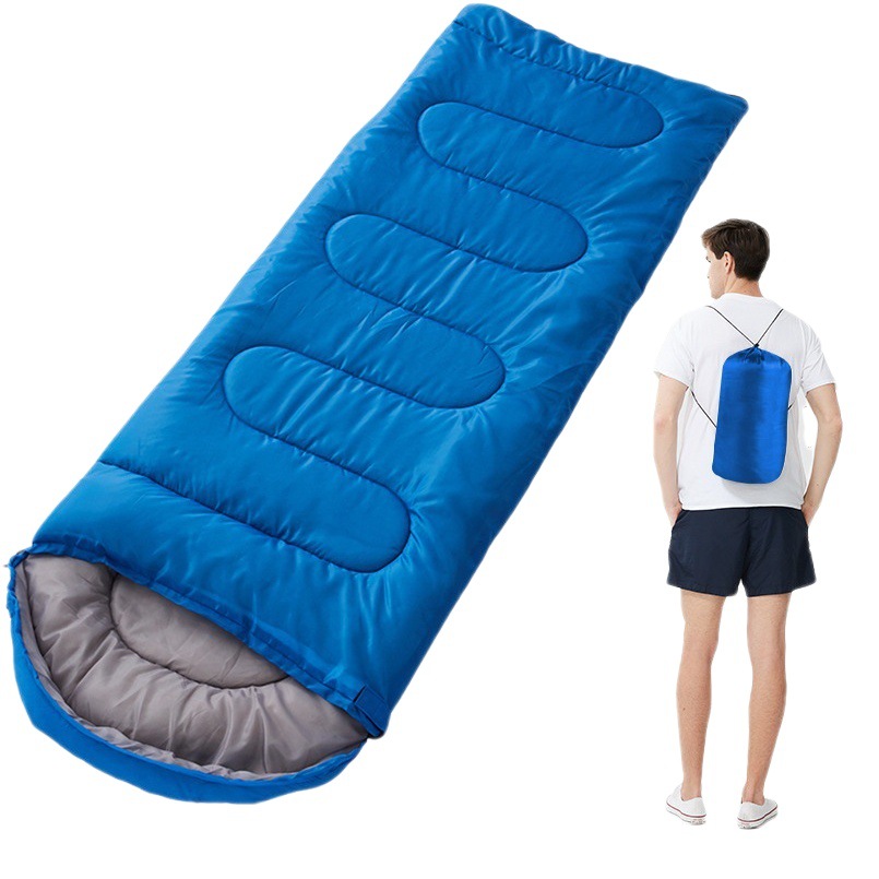 Saco de dormir al aire libre camping viajes Four Seasons universal doble empalme saco de dormir al aire libre transfronterizo fábrica al por mayor