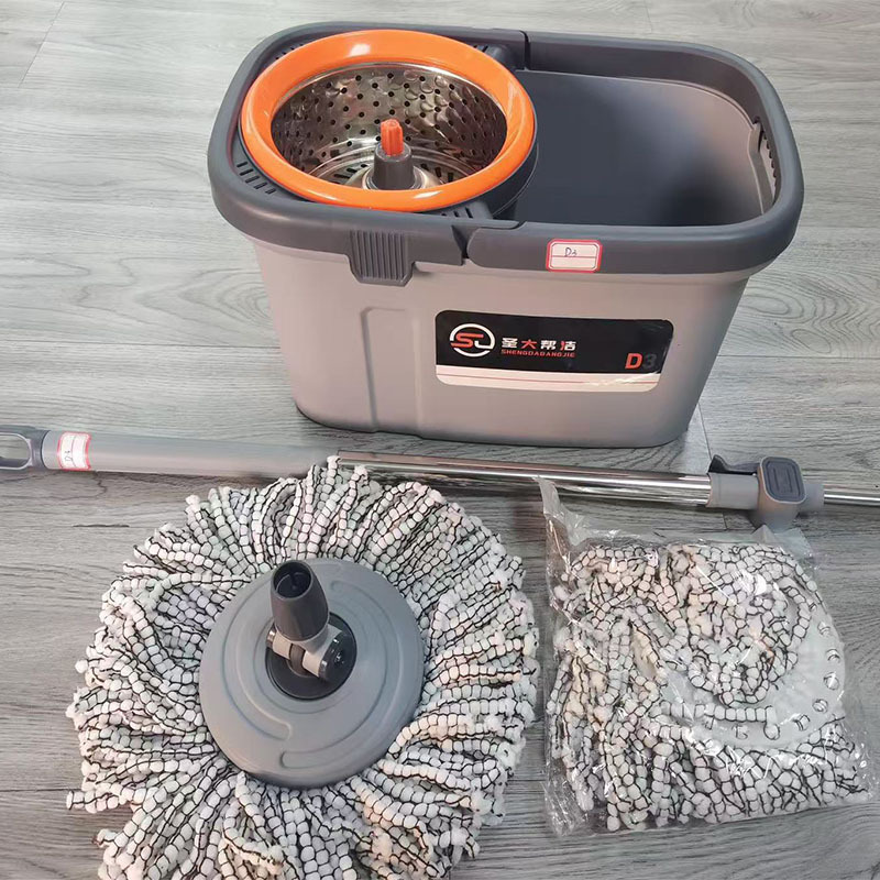 Juego de cubo de trapeador giratorio para el hogar