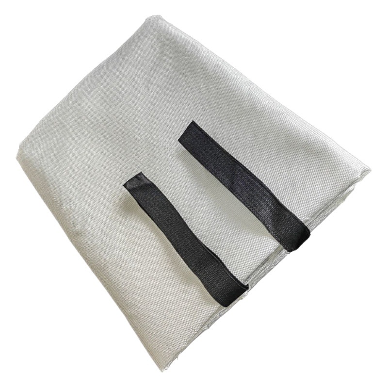 Manta contra incendios de venta caliente de comercio exterior 1/1.2/1.5/2 m Manta contra incendios de escape de cocina Manta contra incendios Certificado CE del fabricante