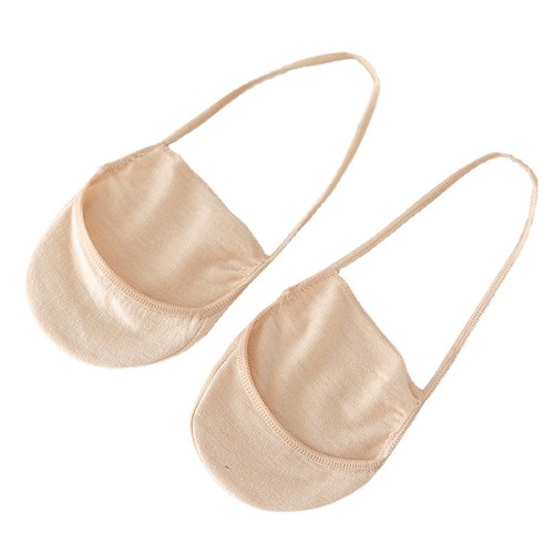 Half-Calf Strappy Ice Silk Slip-On Ankle Invisible Anti-Odor Summer Thong Socks for Women