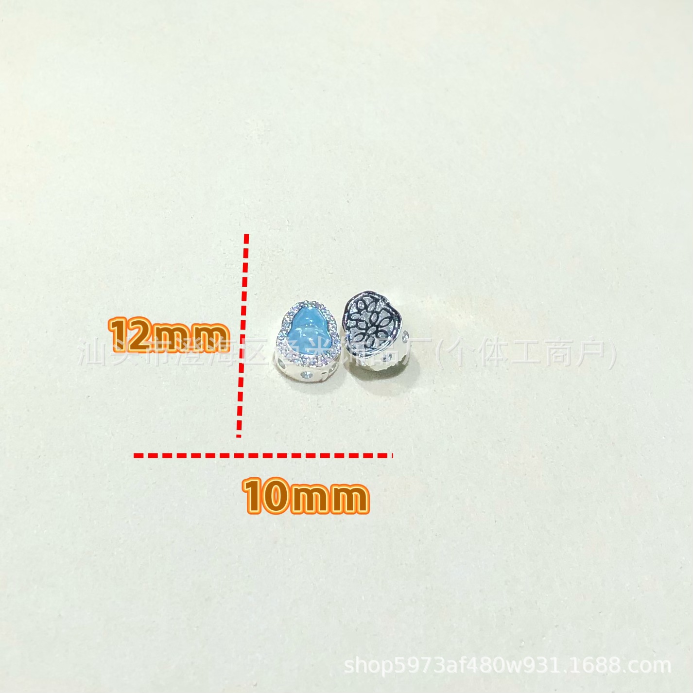 14K Gold-Filled High Color Retention Crystal DIY Jewelry Accessories Chinese Style Gourd Spacer Bead Bracelet Necklace Beaded Handmade Accessories