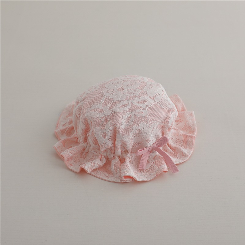 Sombrero de bebé primavera y otoño gorra dulce bebé gorra delgada gorra de pescador bebé gorra de princesa viajar marea solar