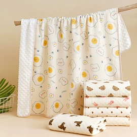 婴童毛浴巾;方巾、中巾;围嘴围兜