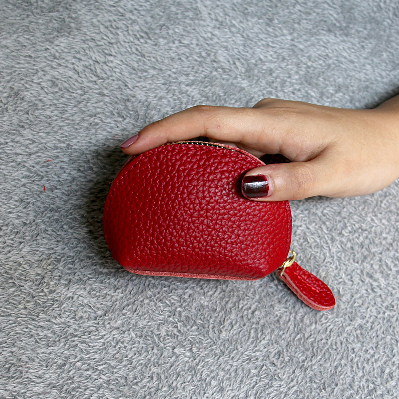 Mini Coin Purse 2024 New Cross-border Fashion Multifunctional Key Case Portable Leather Zipper Shell Red Envelope Mini Coin Purse 2024 New Cross-border Fashion Multifunctional Key Case Portable Leather Zipper Shell Red Envelope