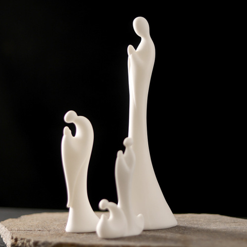 Supply of creative Chinese-style Buddha-less ceramic handicrafts, home desktop entrance hall decoration, tea ceremony accessories, decorations