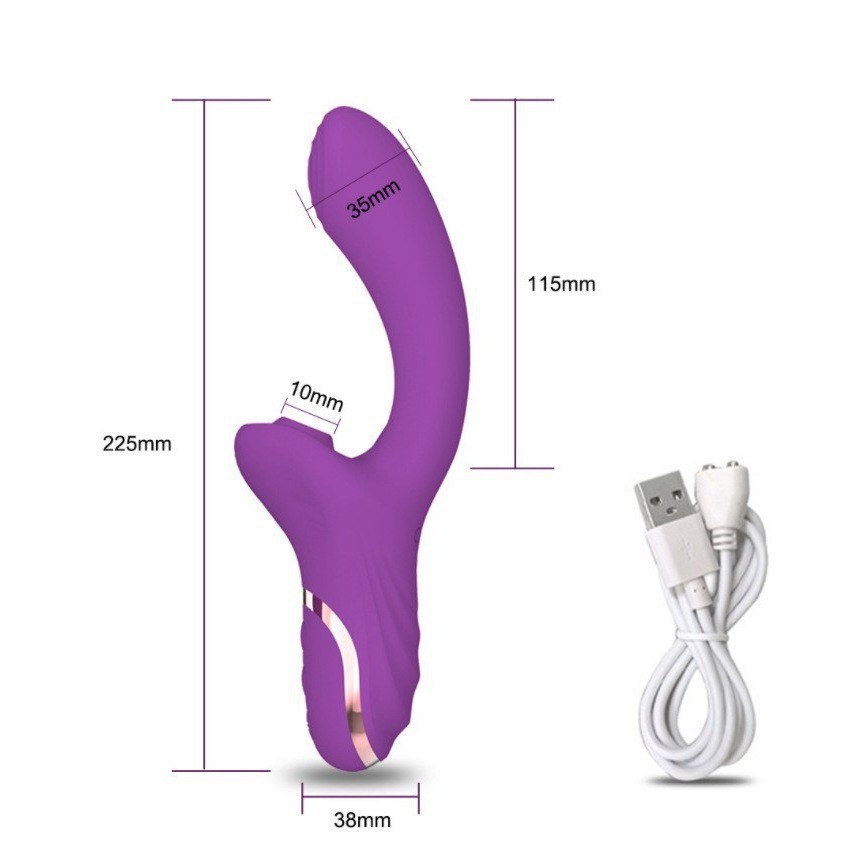 Saugen, Vibrieren, Klopfen, Massagestab, AV-Stick mit starker Bewegung, spielerisches Necken, Doppelstab, Sexspielzeug für Erwachsene_voghion.com