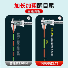 Small Phoenix Big Carp and Catfish Floating Bobber High Sensitivity Thick and Eye-catching Long Cast Fishing Bobber for Grass Carp and Yellow Perch - H-NC