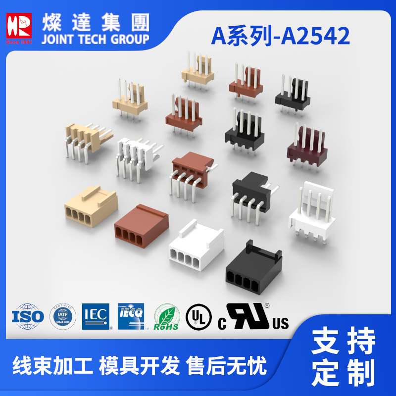 台湾灿达HR连接器A2542替代莫氏7880连接器6410