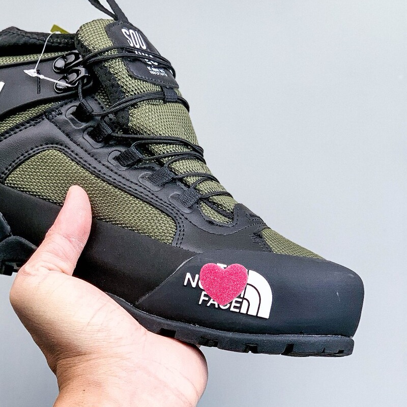 Putian Shoes North~Face Soukuu High-Top Outdoor Hiking Shoes, Non-Slip, Wear-Resistant, Shock-Absorbing, Unisex Mountaineering Sports Shoes