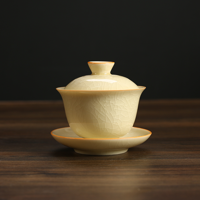 Ceramic big tea cup, anti-scald