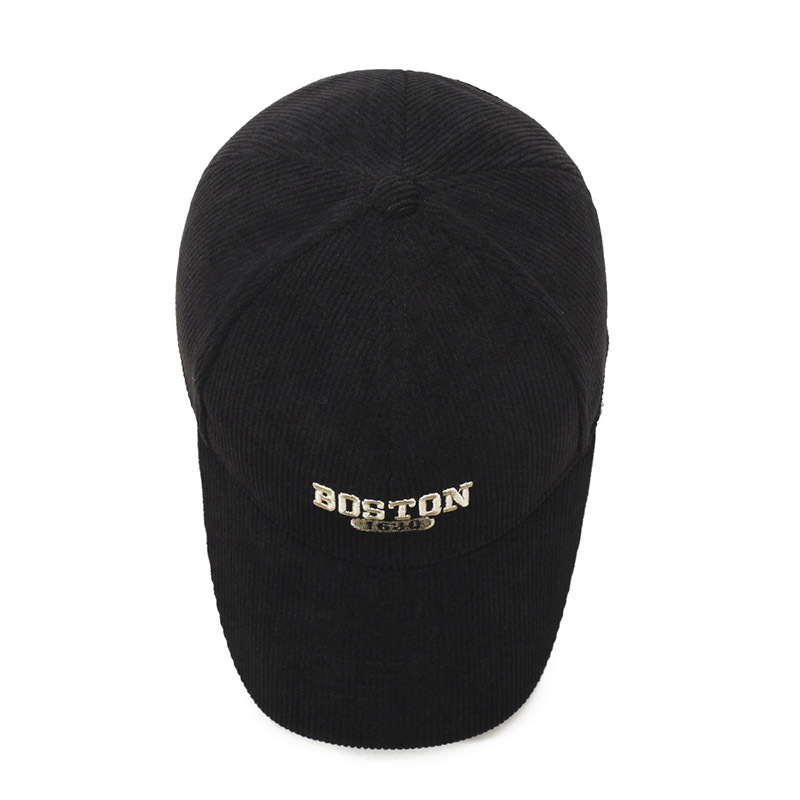 Vielseitige Baseballkappe Aus Cord Für Damen Und Herren Winter_voghion.com
