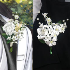 手作業で花の光と夜の恋を巻きます。