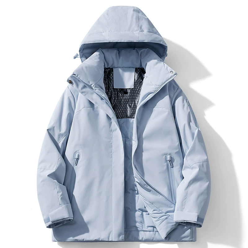 Функциональная черная технология 23 новая графеновая хлопчатобумажная одежда утолщена, теплый цвет, повседневная модная водонепроницаемая ветрозащитная хлопчатобумажная одежда