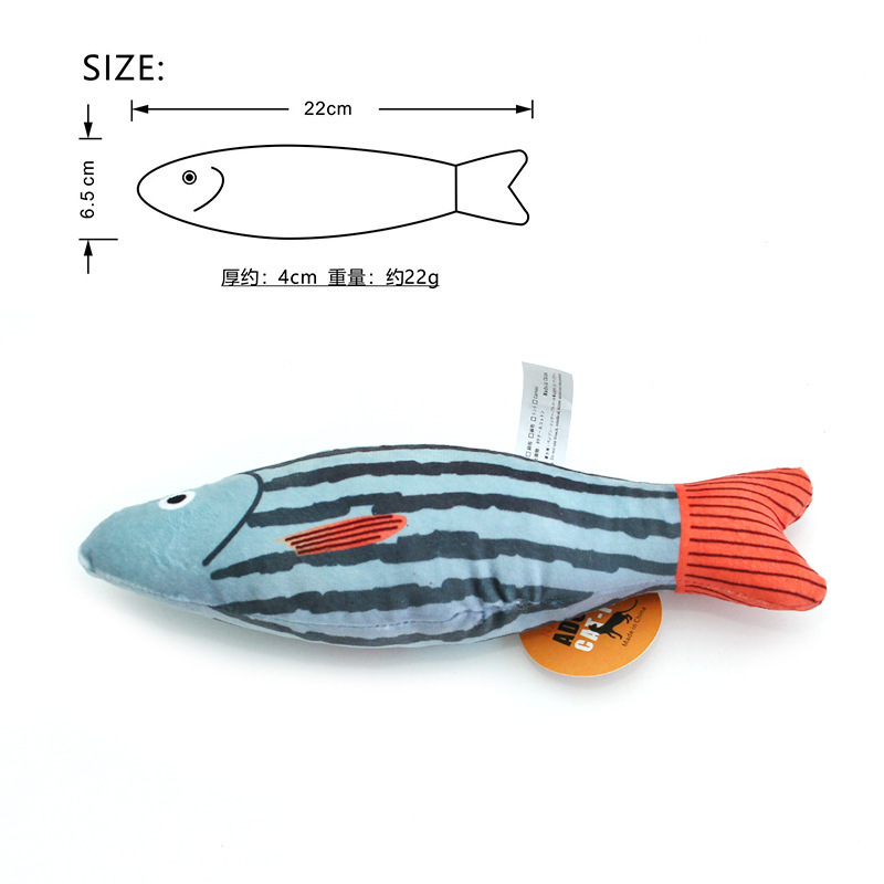 猫のおもちゃの魚はミントをシミュレーションします。|undefined