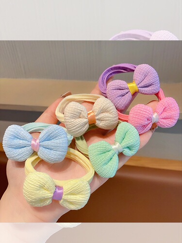 Children's headband, bow hair accessories, girls' hair rubber bands, cute baby flower hairbands, high-looking rubber bands