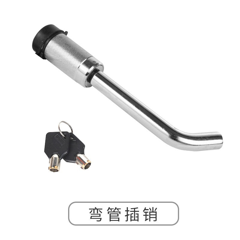 견인핀 잠금구부관 실버