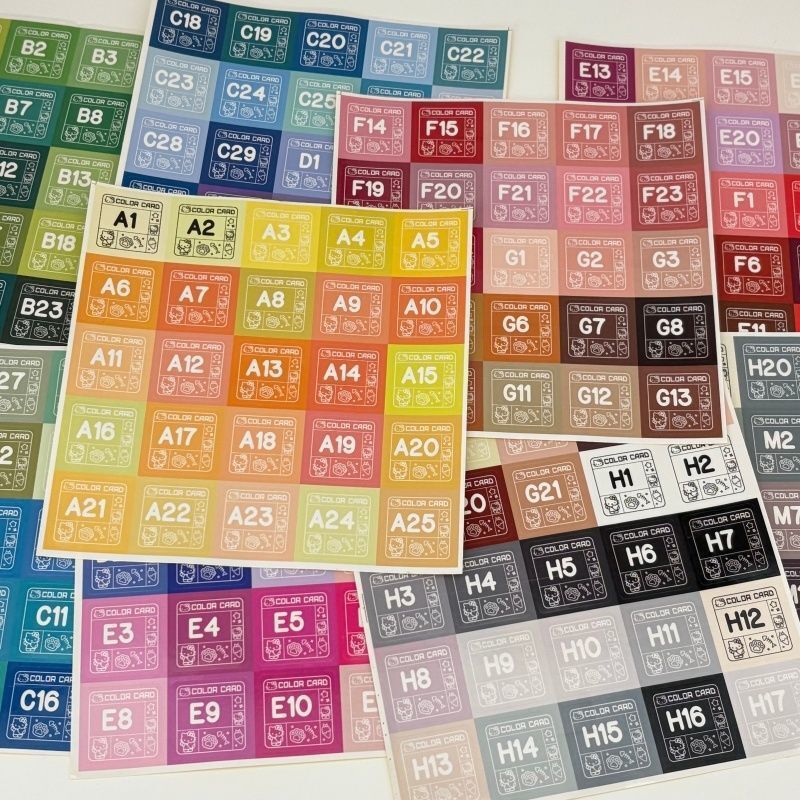 221 Colors Cute Cat Pixel Style Mard Square Bead Color Number Stickers DIY Waterproof Classification Storage Labels 221 Colors Cute Cat Pixel Style Mard Square Bead Color Number Stickers DIY Waterproof Classification Storage Labels