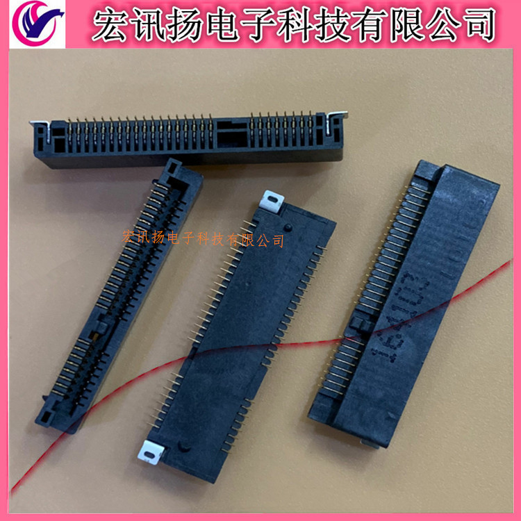 AAA-PCI-049-K01 LOTES 52P插座 H4.0高-正向 Mini Pcie插槽