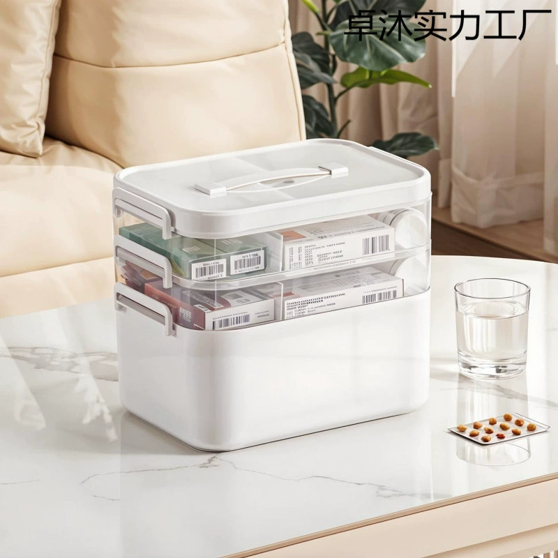 Аптечка, косметичка, бытовой многослойный полный набор, органайзер для лекарств большой емкости, маленькая аптечка, специальное предложение для экстренного хранения