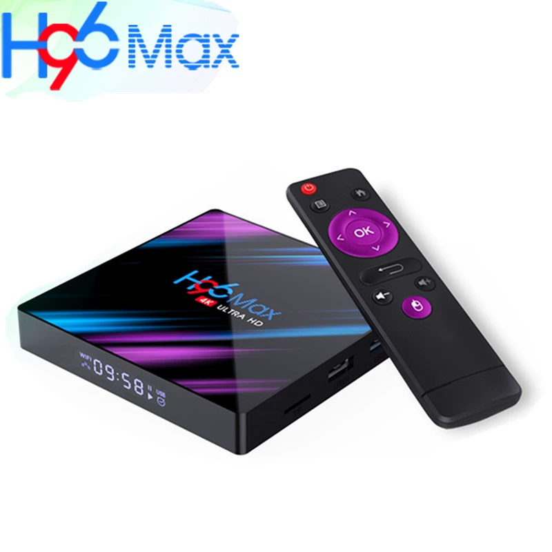 H96max набор - медиаплеер TV-BOX RK3318 Android 10.0 4ГБ/64ГБ 4K HD сетевой плеер