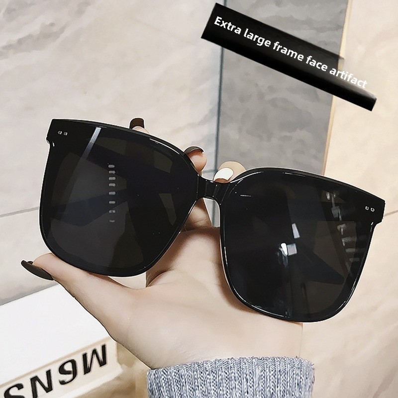 2024 nouvelles lunettes de soleil pour femmes haut de gamme grand visage minceur lunettes de soleil filet rouge photo I lunettes de soleil de protection UV_voghion.com