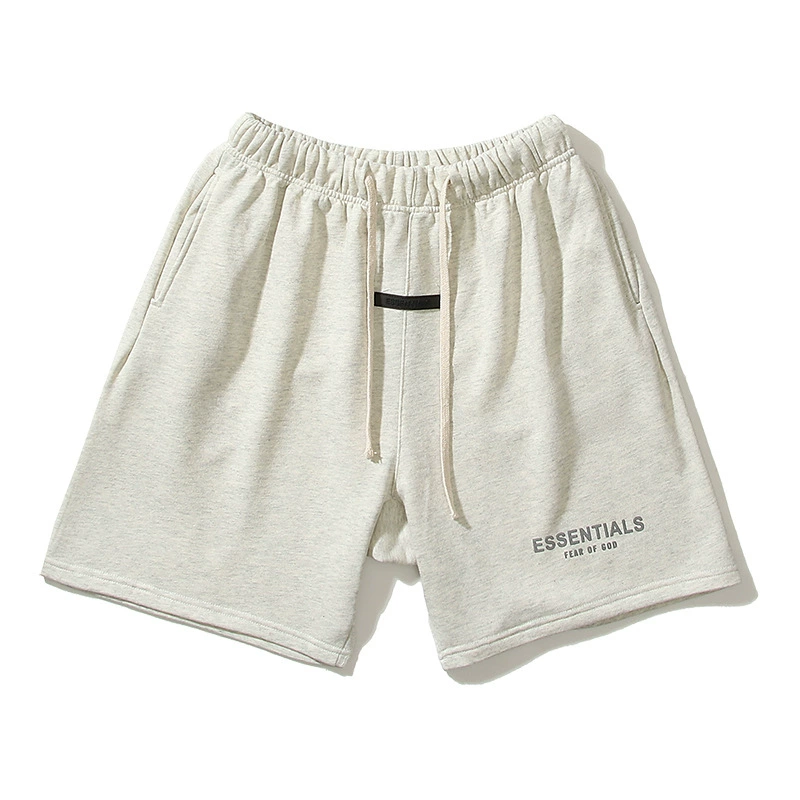 FOG двойная линия ESSENTIALS Meishi спортивные шорты повседневные пять четвертей штаны уличные хай-стрит свободные длинные шорты